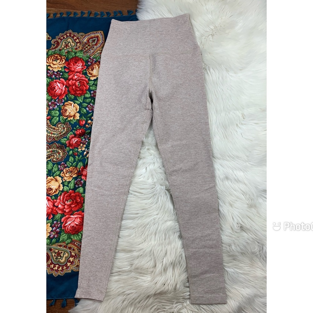 Beyond Yoga Spacedye Caught in the Midi High Waisted Legging Chai